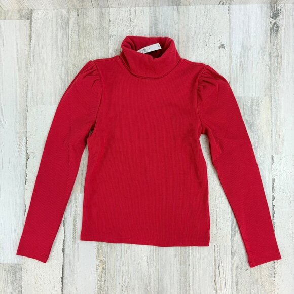Gap Kids Girls Red Turtleneck Sz M NWT - Picture 1 of 6